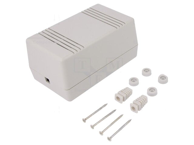 Behuizing: voor voedingseenheid; X: 65mm; Y: 132mm; Z: 78mm; ABS Behuizing: voor voedingseenheid; X: 65mm; Y: 132mm; Z: 78mm; ABS